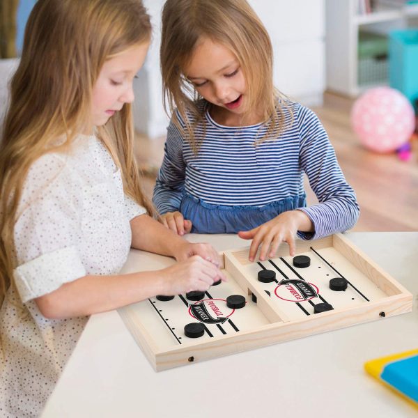 Wooden Sling Hockey Board Game