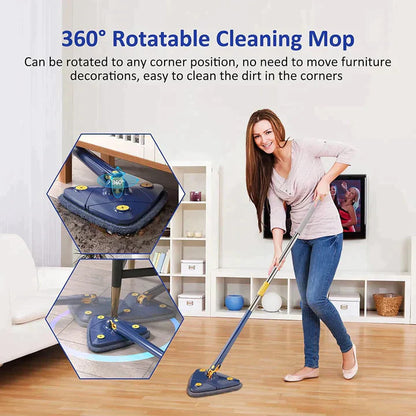 TriMop™ | 360° Rotatable Adjustable Cleaning Mop
