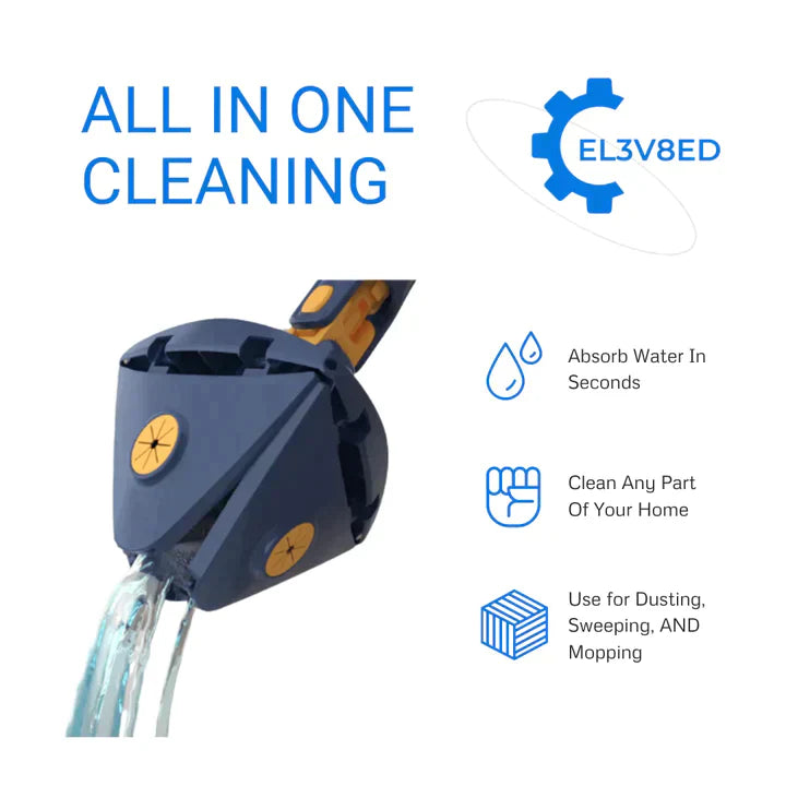 TriMop™ | 360° Rotatable Adjustable Cleaning Mop